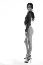 Rolling Cindy Bodysuit - Black-Rolling-Pole Junkie