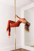 CXIX Gecko Grip Leggings - Red Rust-Creatures of XIX-Pole Junkie