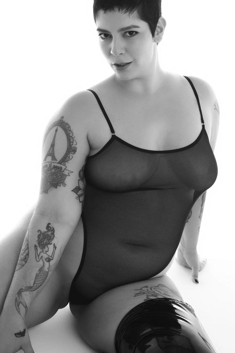 Rolling Bold Bodysuit - Black-Rolling-Pole Junkie
