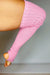 Thigh High Legwarmers - Dusty Pink-Pole Junkie-Pole Junkie