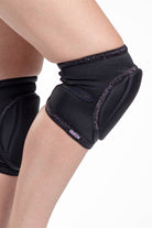 Queen Kneepads - Black Sparkle-Queen Accessories-Pole Junkie