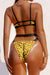 CXIX Buckle Up Triangle Top - Yellow Leopard-Creatures of XIX-Pole Junkie
