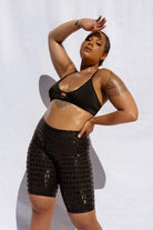 CXIX Gecko Grip Biker Shorts - Black-Creatures of XIX-Pole Junkie