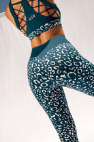 CXIX Gecko Grip Leggings - Twilight Leopard-Creatures of XIX-Pole Junkie