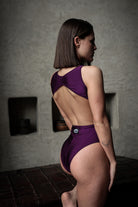 Shark Polewear Lolita Bodysuit - Plum-Shark Polewear-Pole Junkie