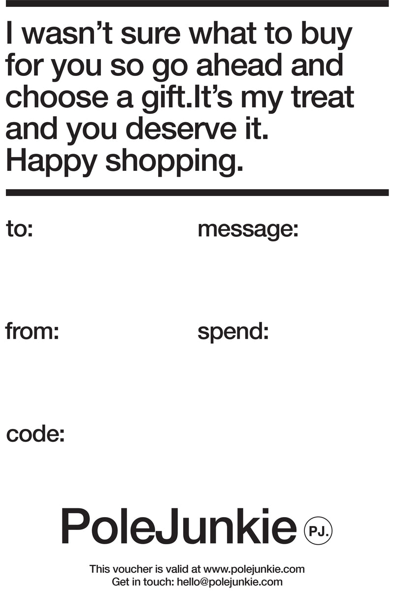 Gift Card-Pole Junkie-Pole Junkie
