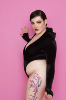 Rolling Paris Bodysuit - Black-Rolling-Pole Junkie