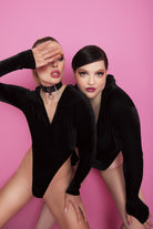 Rolling Paris Bodysuit - Black-Rolling-Pole Junkie