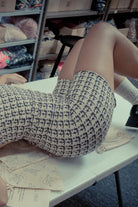 Rolling Alpha Biker Shorts - Tweed-Rolling-Pole Junkie