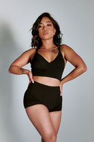 CXIX LuxLounge Booty Shorts - Black-Creatures of XIX-Pole Junkie