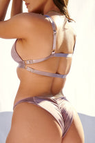 CXIX Aphrodite Triangle Top - Lilac Suede-Creatures of XIX-Pole Junkie