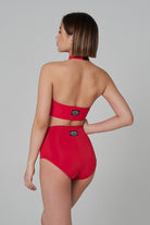 Shark Polewear High Waist Shorts - Red-Shark Polewear-Pole Junkie