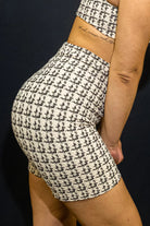 Rolling Alpha Biker Shorts - Tweed-Rolling-Pole Junkie