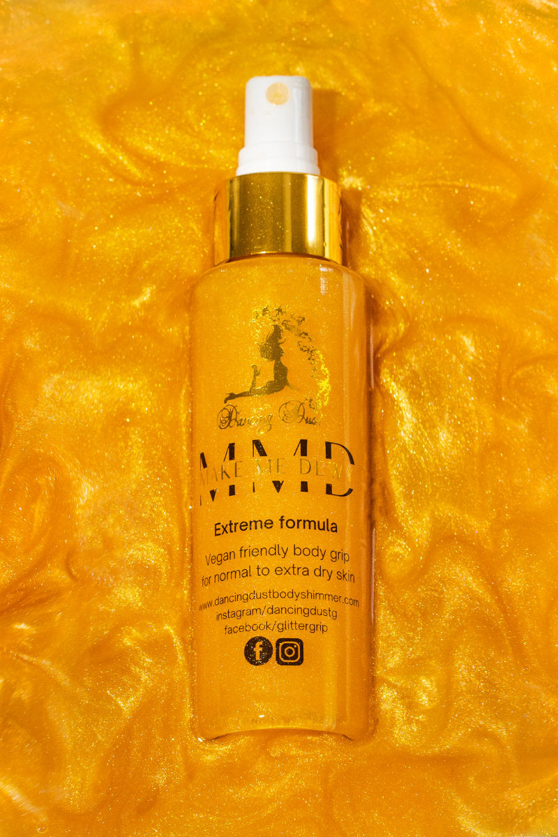 Dancing Dust Make Me Dewy Extreme - Gold (100ml)-Dancing Dust-Pole Junkie