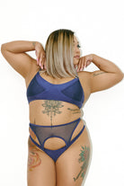 CXIX Classique Waspie Bottoms - Navy-Creatures of XIX-Pole Junkie