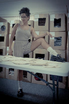 Rolling Alpha Biker Shorts - Tweed-Rolling-Pole Junkie