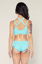 CXIX Dollhaus Low Waist Bottoms - Blue-Creatures of XIX-Pole Junkie