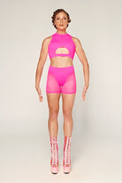 CXIX Dollhaus Sports Bra - Barbie Pink-Creatures of XIX-Pole Junkie
