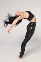 CXIX Gecko Grip Leggings with Grippy Waistband - Black-Creatures of XIX-Pole Junkie