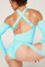 CXIX Dollhaus Mesh Bodysuit - Blue-Creatures of XIX-Pole Junkie