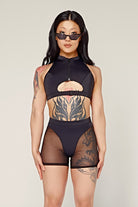 CXIX Dollhaus Sports Bra - Black-Creatures of XIX-Pole Junkie