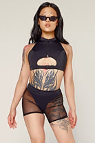 CXIX Dollhaus Sports Bra - Black-Creatures of XIX-Pole Junkie