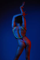 Rolling Vertigo Bodysuit - Neon-Rolling-Pole Junkie