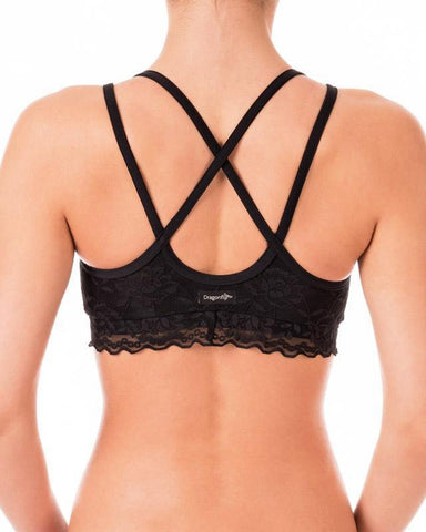 Dragonfly Nicole Top - Lace Black-Dragonfly-Pole Junkie
