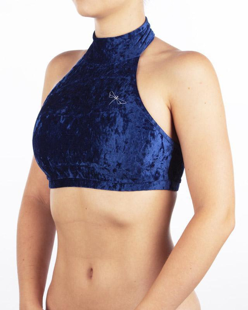 Dragonfly Lisette Top - Velvet Blue-Dragonfly-Pole Junkie