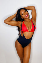 Hamade Activewear High Waisted Sling Bottoms - Black-Hamade Activewear-Pole Junkie