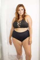 Lunalae High Waist Shorts - Black-Lunalae-Pole Junkie