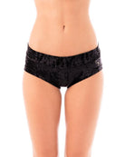 Dragonfly Hot Pants - Velvet Black-Dragonfly-Pole Junkie