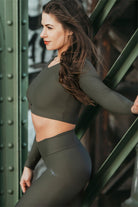 Dragonfly Adrianna Leggings - Khaki-Dragonfly-Pole Junkie