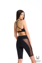 Bandurska Asana Biker Shorts - Black-Bandurska-Pole Junkie