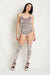 Paradise Chick Animal Leg Warmers (with kneepads) - Silver Velvet-Paradise Chick-Pole Junkie