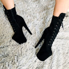 Hella Heels BabyDoll 8inch Boots - Black-Hella Heels-Pole Junkie