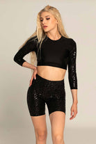 Paradise Chick Superhero Ultra Grip Biker Shorts - Black Leopard-Paradise Chick-Pole Junkie