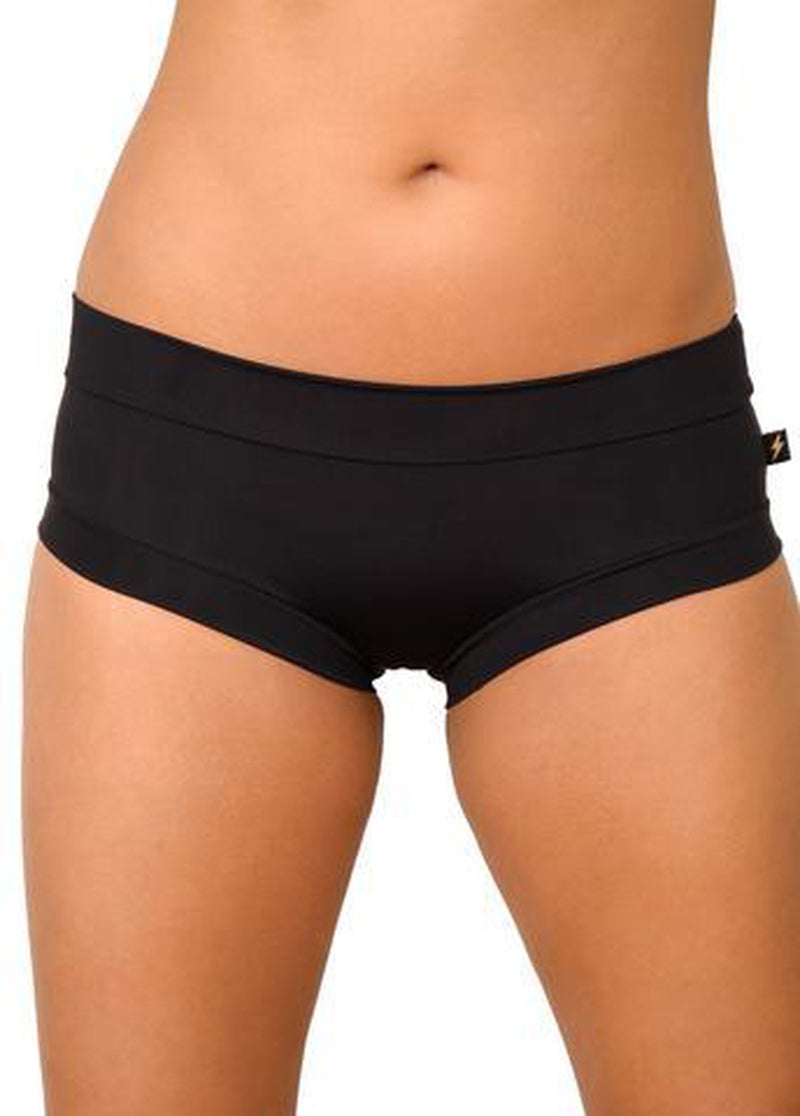Cleo the Hurricane Essential Hot Pants - Black-Cleo the Hurricane-Pole Junkie