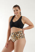 Pole Addict High Waisted Shorts - Sunrise Leopard-Pole Addict-Pole Junkie