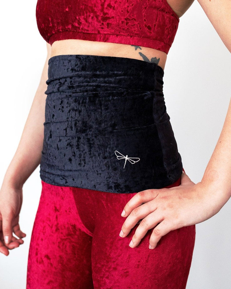 Dragonfly Back Warmer - Velvet Black-Dragonfly-Pole Junkie
