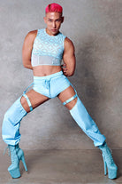 CXIX 119 Chaps - Blue-Creatures of XIX-Pole Junkie