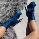 Hella Heels The Glitterati 7inch Boots - Skinny Dippin'-Hella Heels-Pole Junkie