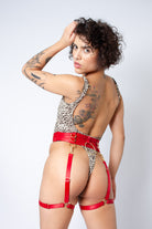 Rolling Halo Harness - Red-Rolling-Pole Junkie