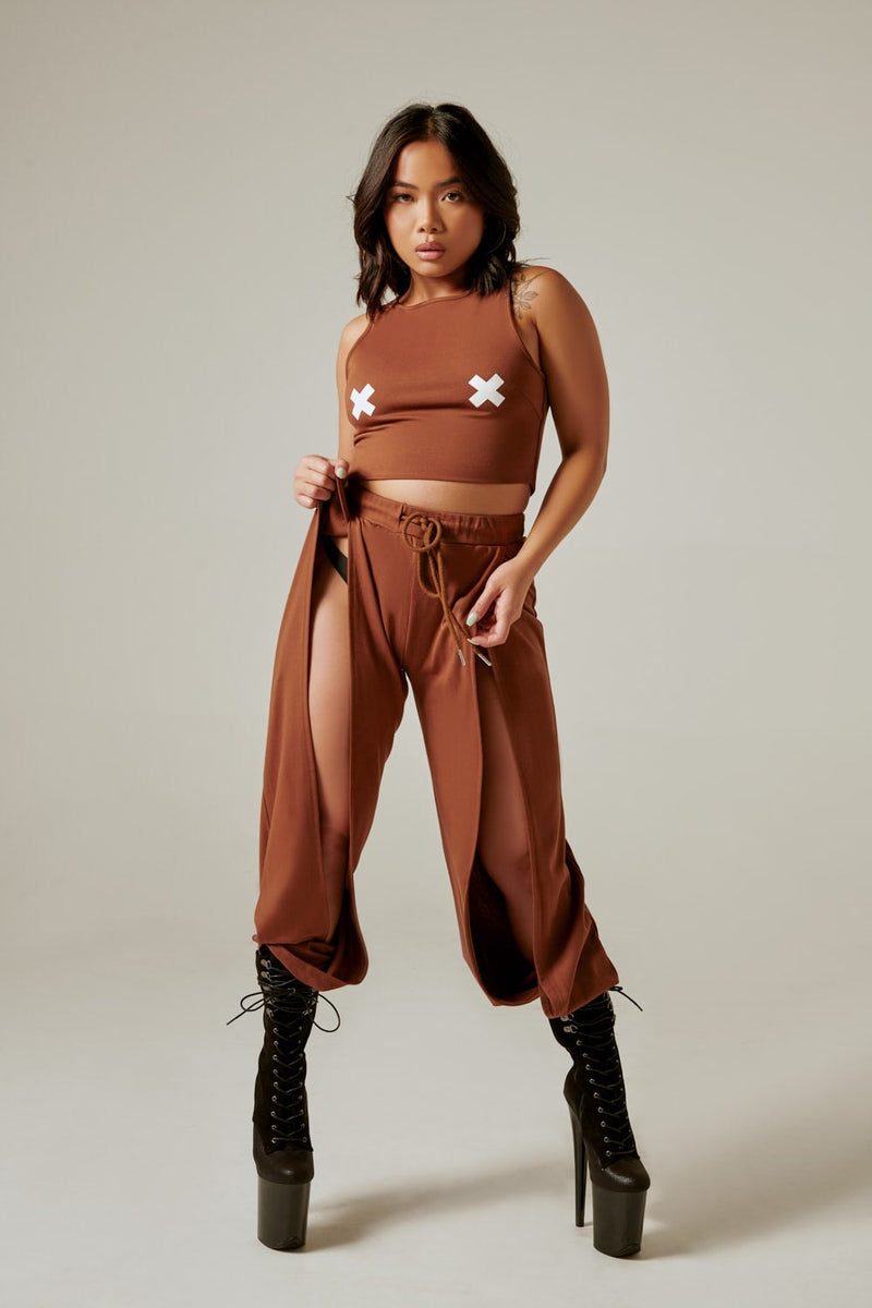 CXIX XX Tee 2.0 - Mocha-Creatures of XIX-Pole Junkie