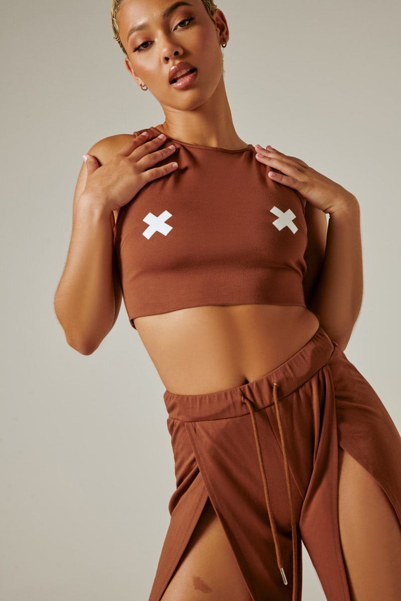 CXIX XX Tee 2.0 - Mocha-Creatures of XIX-Pole Junkie