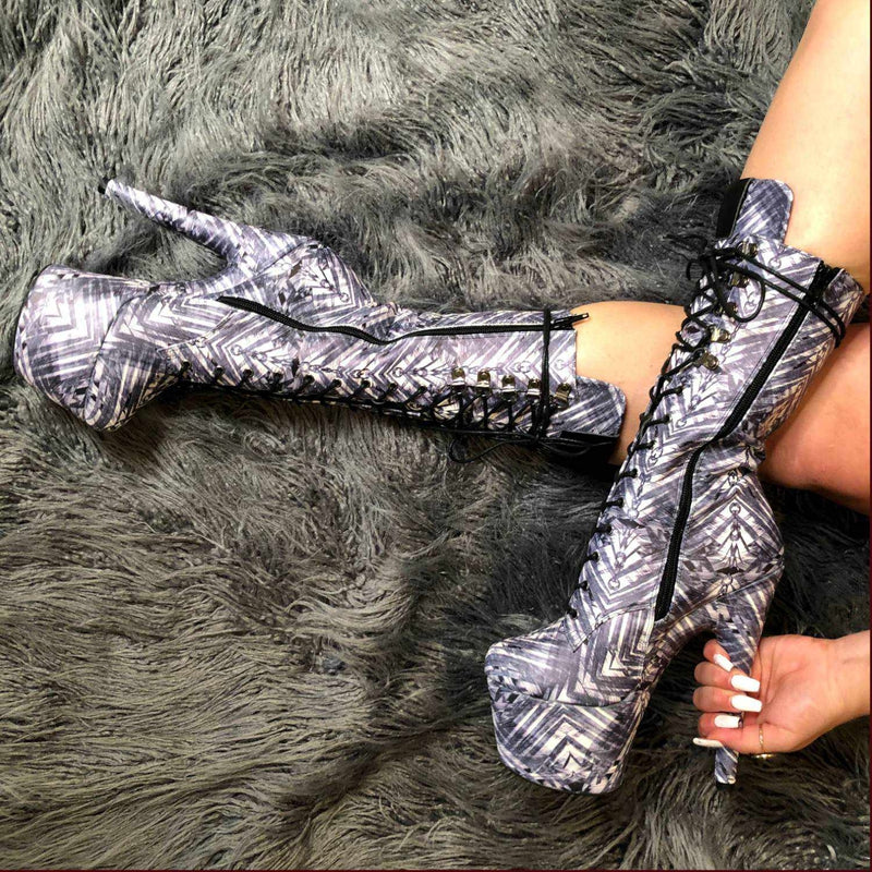 Hella Heels Cult Boots - 7inch-Hella Heels-Pole Junkie