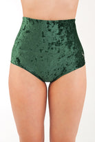 Dragonfly Betty High-Waisted Shorts - Velvet Emerald-Dragonfly-Pole Junkie