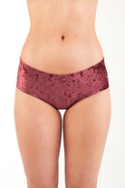 Dragonfly Hot Pants - Velvet Amaranth-Dragonfly-Pole Junkie