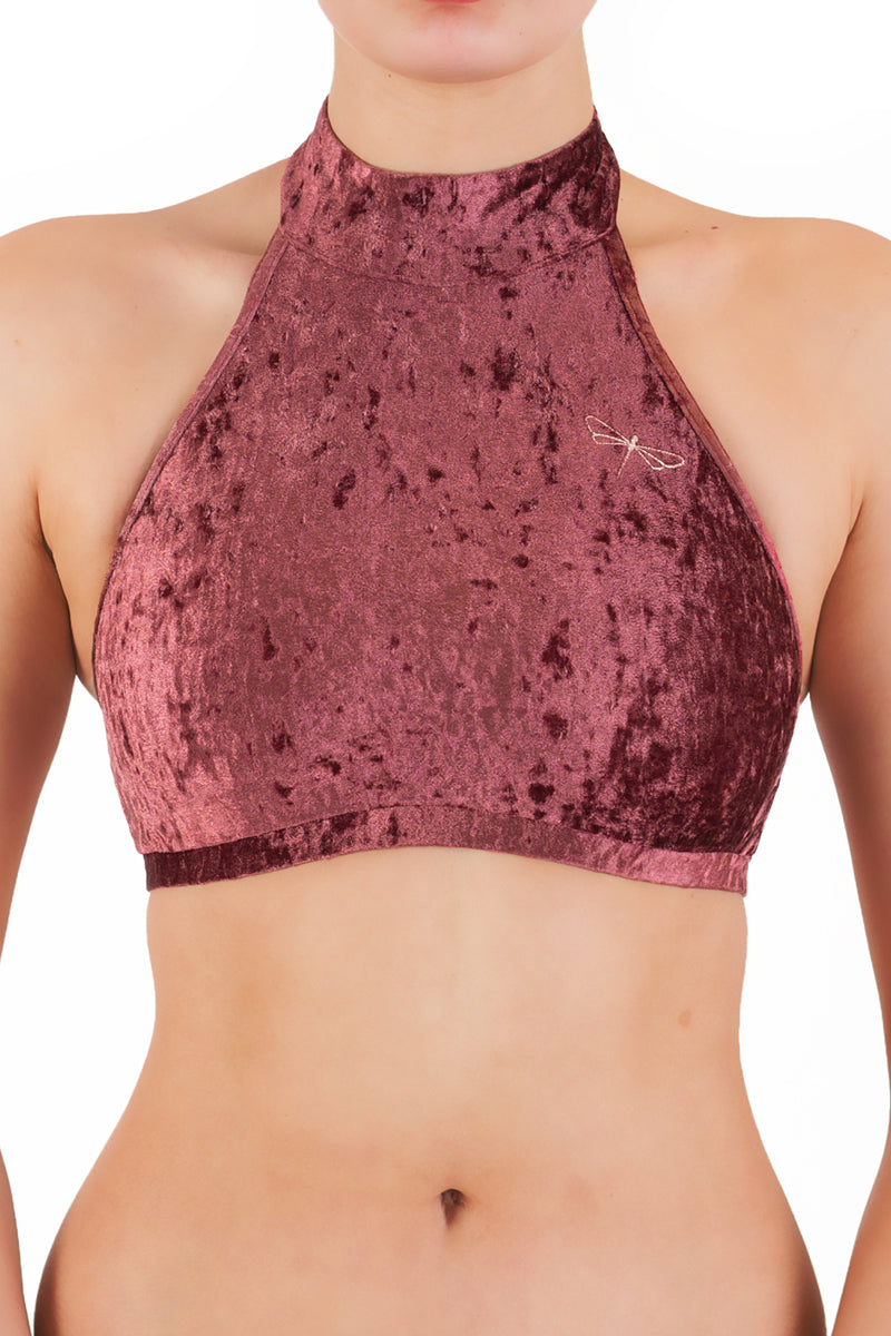 Dragonfly Lisette Top - Velvet Amaranth-Dragonfly-Pole Junkie