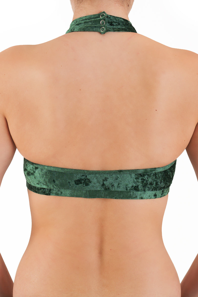 Dragonfly Lisette Top - Velvet Emerald-Dragonfly-Pole Junkie